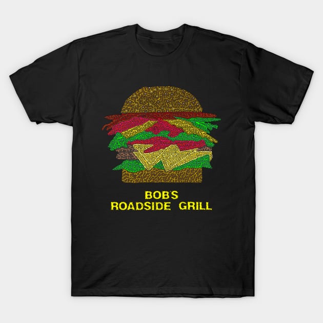 Bob's Roadside Grill T-Shirt by NightserFineArts